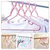 5Pcs Windproof Clothes Hangers Heavy Duty Plastic Multi-Functional Clamp Hangers for Pants Towels Shirts Vest Laundry Organizer