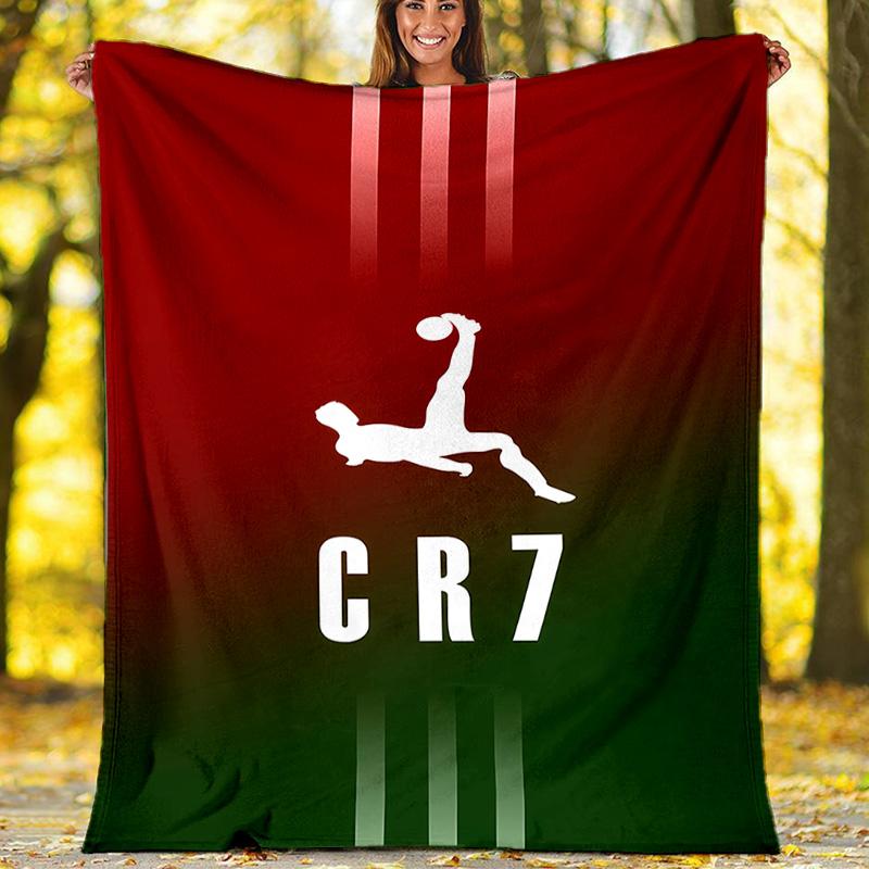 Cristiano Ronaldo Printed Throw Blanket—lightweight,soft,warm;versatile Blanket for All Seasons—perfect As &air-conditioning Throw,nap Blanket