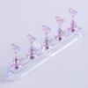 Nail Art Practice Tray with Strong Magnet and Wearable Crystal Pieces