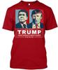 Hope From Reagan To Trump T-Shirt Made In the USA Size S To 5XL