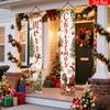 New Year Banner 2pcs Snowflake for Home Porch