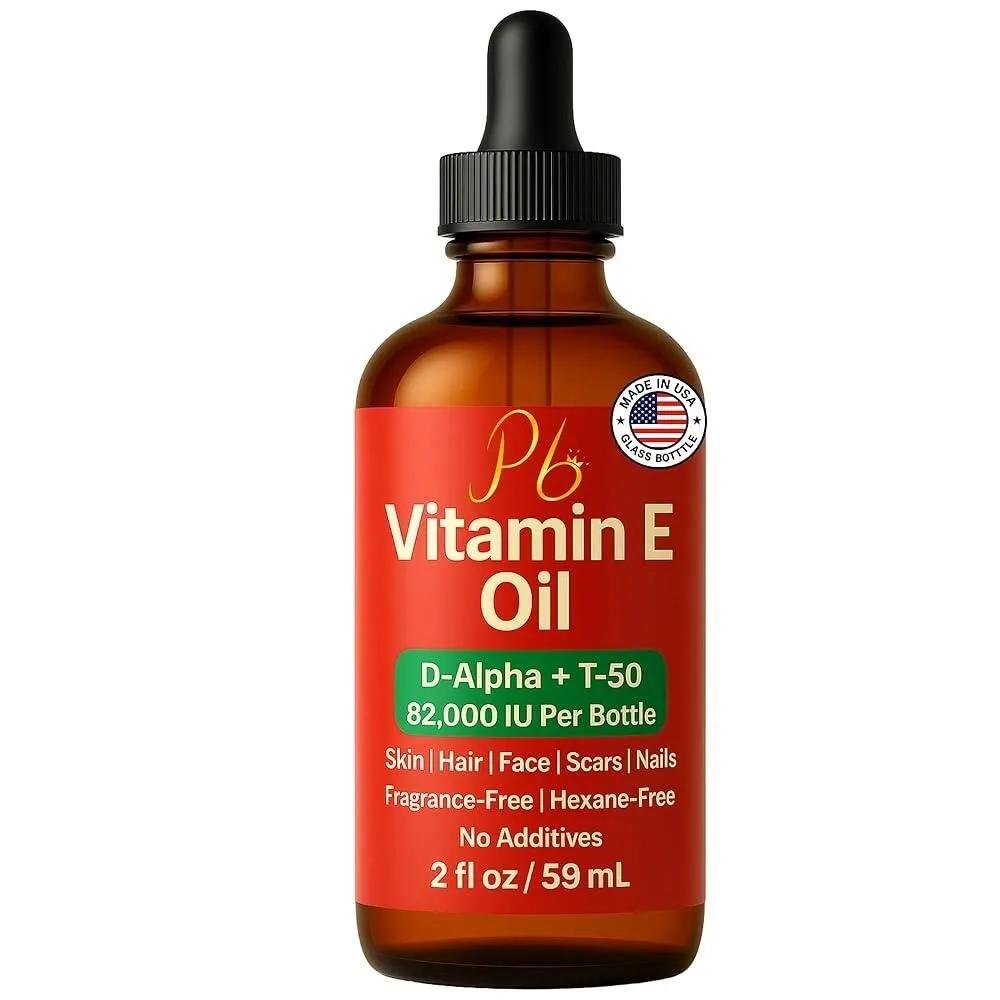 

Vitamin E Oil 82000 IU Per Bottle BRHODE-Spectrum Tocopherols D-Alpha Gamma Beta Delta Helps Improve Appearance of Scars Dry Skin & Stretch Marks F