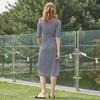 Lipbbam Creora Deloshi Cara 3 4 Sleeve Long Wrap Dress Ldm11dr01