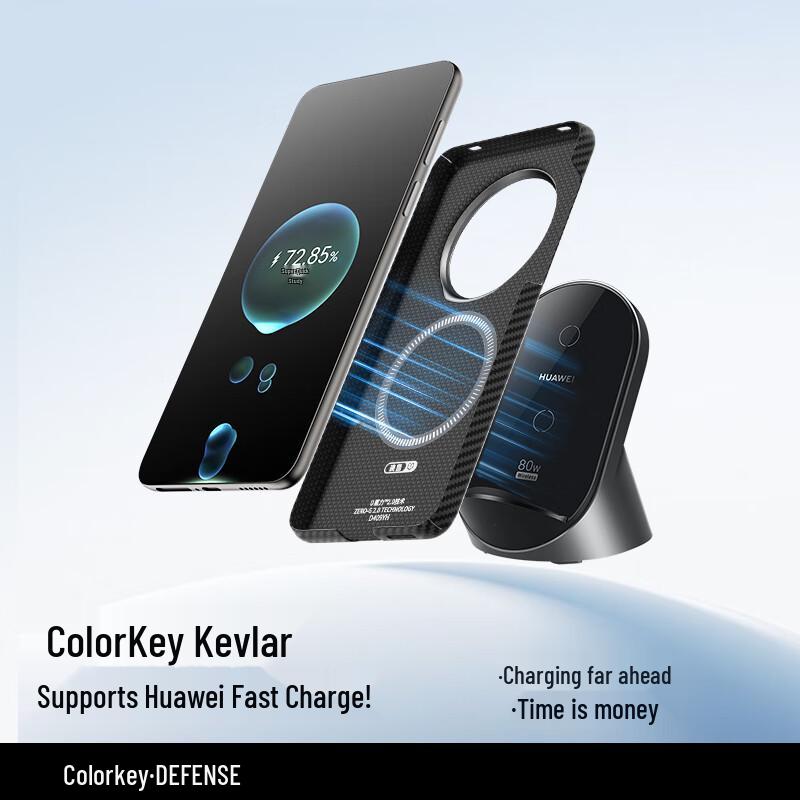 Huawei Mate X6 Aramid Fiber Magnetic Phone Case with Hinge Protection