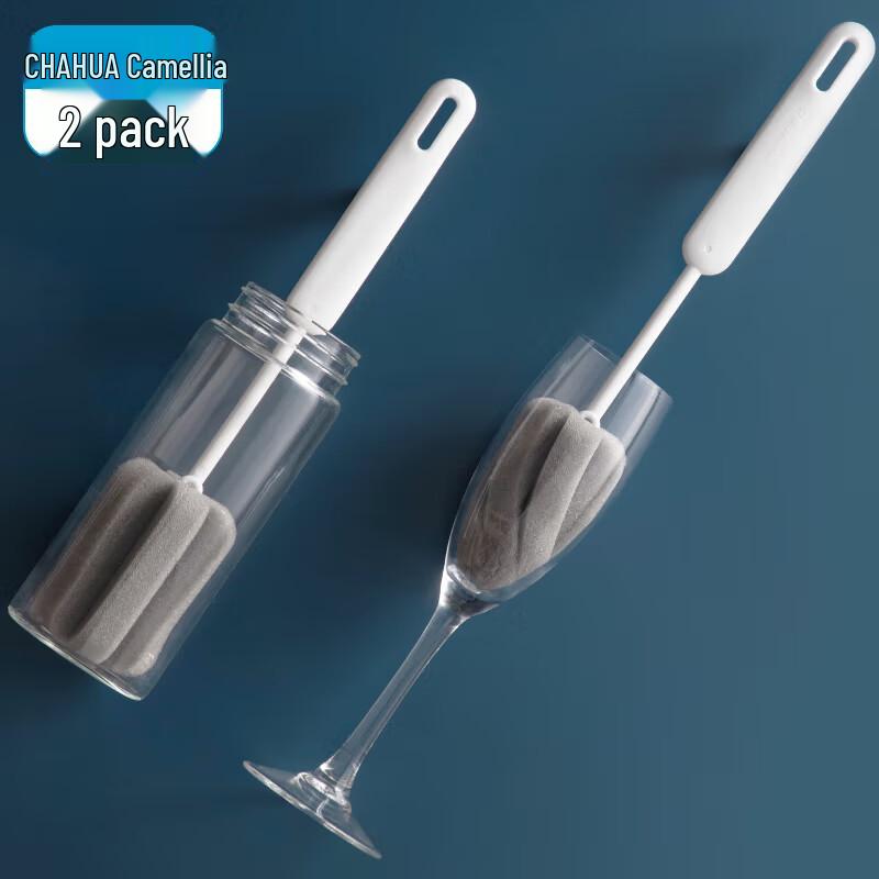 Chahua Long Handle Bottle & Cup Cleaning Brush (2-Pack)