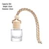 Transparent Car Vent Air Freshener Bottle with Lanyard - Essential Oil Diffuser & Rearview Mirror Pendant