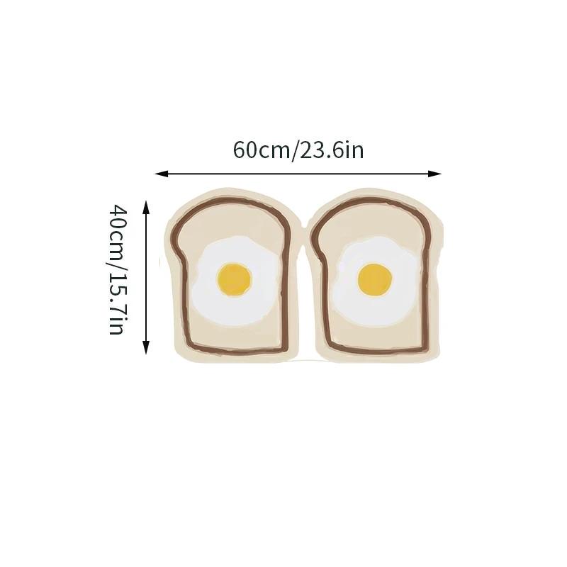 

Коврик для кухни с рисунком хлеба, нескользящие коврики, милый коврик для входа с изображением суши, моющиеся коврики для двери, ковер для ванной комнаты, домашний декор as picture show