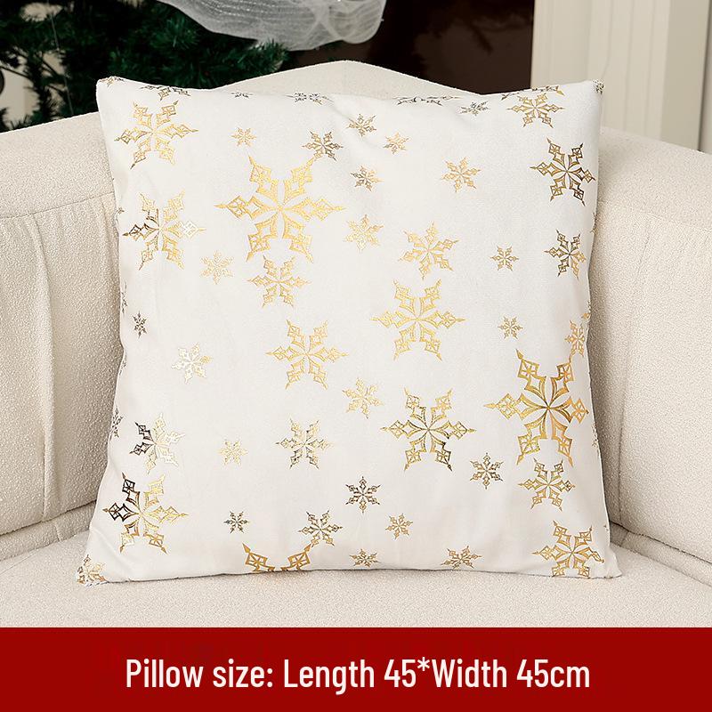 

Christmas Burlap High Hat Santa Claus Cushion Cover for Sofa