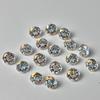 Octagonal Queen Cut Zircon Gem, 6/8mm, Super Sparkle Coated for DIY Jewelry
