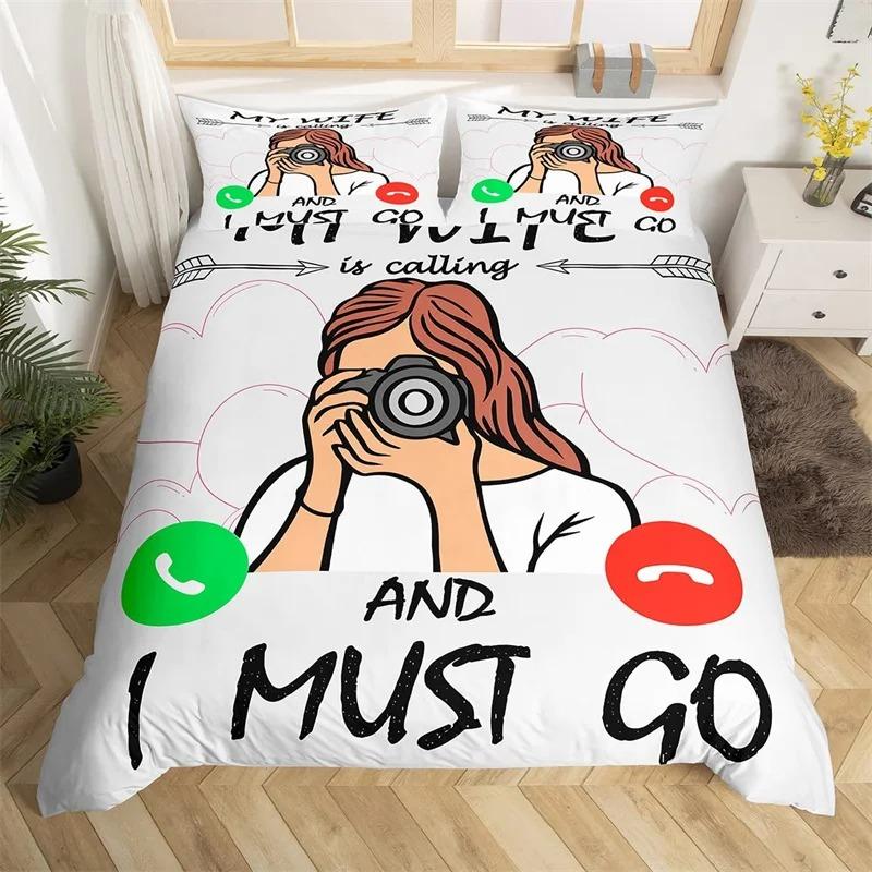Copripiumino Calendario di Compleanno Set Biancheria da Letto Buon Compleanno Feste Microfibra Regali di Compleanno Copripiumino King Full Per Ragazzo Ragazza