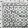 oneOone Baumwoll-Flex Schwarzer Stoff Asiatischer Blumenblock Quiltzubehör Druck Nähstoff pro Yard 40 Zoll
