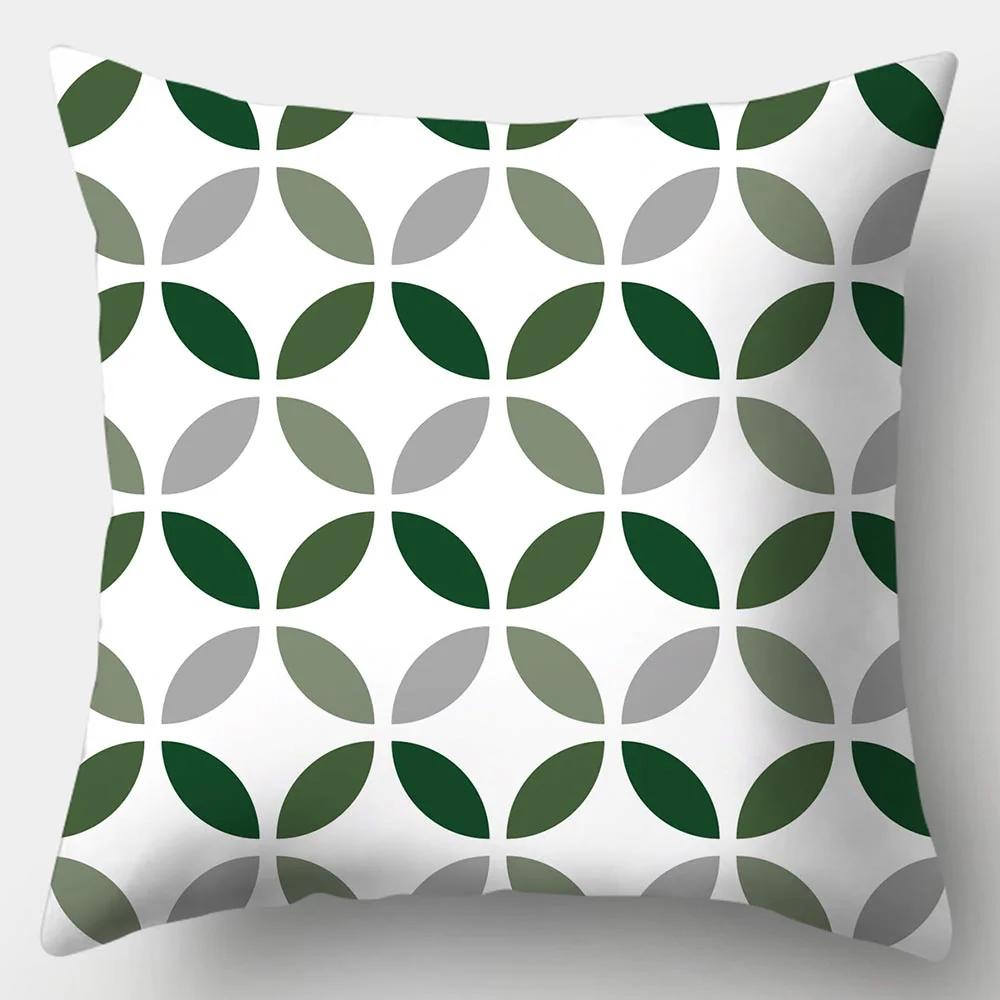 Juste De Coussin Série Vert Foncé Pour La Décoration Intérieure, Taie De Canapé, Jeté, Vêtements, Nouveau, 45cm X 45cm