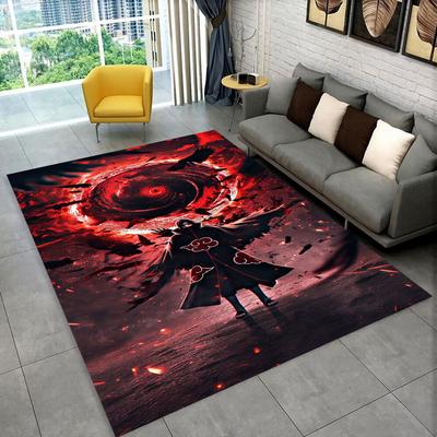 3D N-Naruto Cartoon Anime I-Itachi Carpet Rug for Playroom Bedroom Living Room Sofa Home Decor,kids Area Rug Non-slip Floor Mat