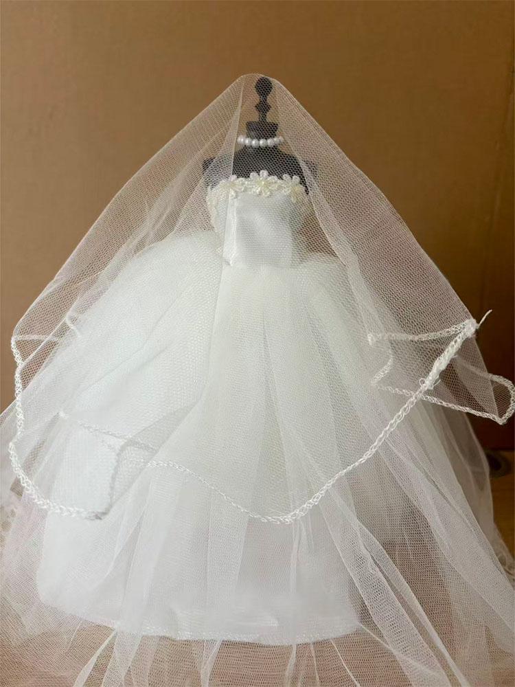 Vallentines Day Present 26CM Princess Wedding Dress Beautiful Party Stage Gown Doll Clothes For Doll Accessories Gift Toy