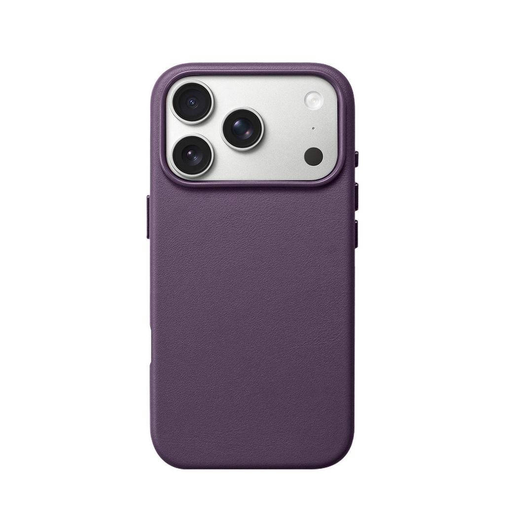 Magnetic Leather Phone Case for iPhone 17 Pro Max - Apple Official Business Protective Cover