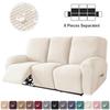 1 /3 Seater Water Repellent Polar Fleece Recliner Sofa Cover Elastic Relax Armchair Cover Stretch Lazy Boy Reclining Chair Cover