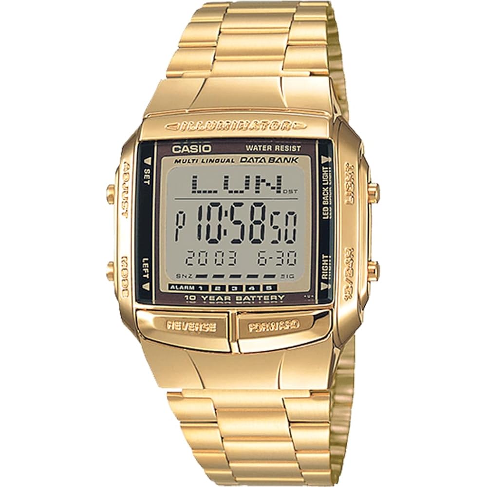 [Casio] CASIO Databank Telemo 30 Цифровые часы DB-360G-9A Мужские Золотой Международная модель [Параллельный имп...