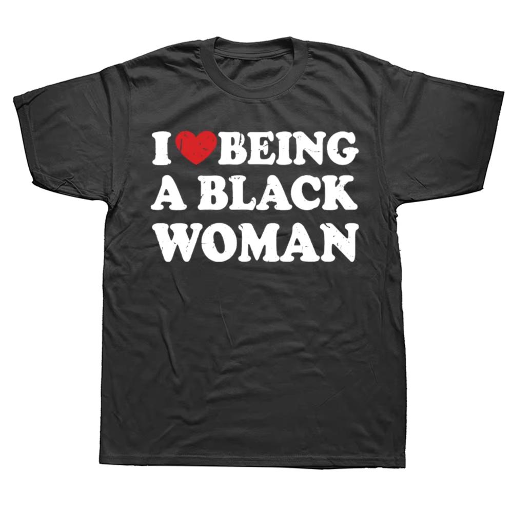 Funny I Love Being Black Unisex TShirts Unisex Unisexs Fashion Casual Tshirt 100 Cotton Loose I Like To Be Black Unisex T Shirt S