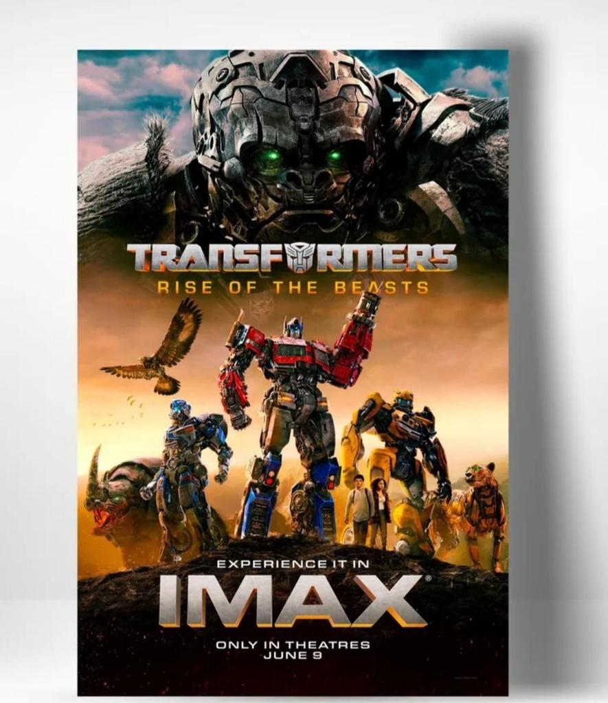 Transformers Rise of the Beasts Metal Poster, Movie Wall Art 20x30cm