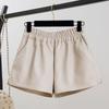 Women's High Waist PU Leather Shorts, New Autumn/Winter 2026 - Slimming, Versatile, Loose Wide Leg Design.