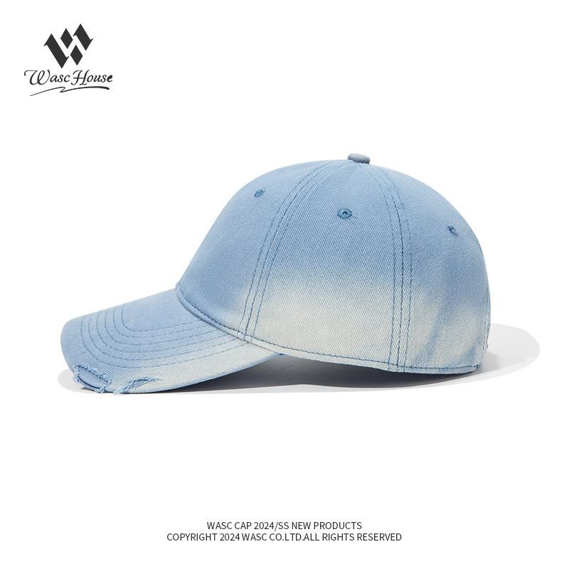 Do Old Holes Baseball Hat Personality Soft Top Men and Women Versatile Small Gradual Change Shading Cap