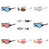 Polariscope Lenses Oval Sport Sunglasses Windproof Frame Ultra-lightweight Y2K Futuristic Eyewear UV400 Protection