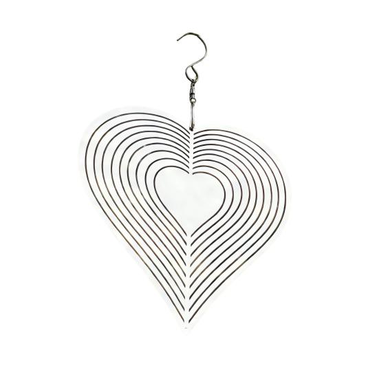 Stainless Steel Reflective Wind Spinners Outdoor Garden Decor Sparkly Wind Chime Yard Patio