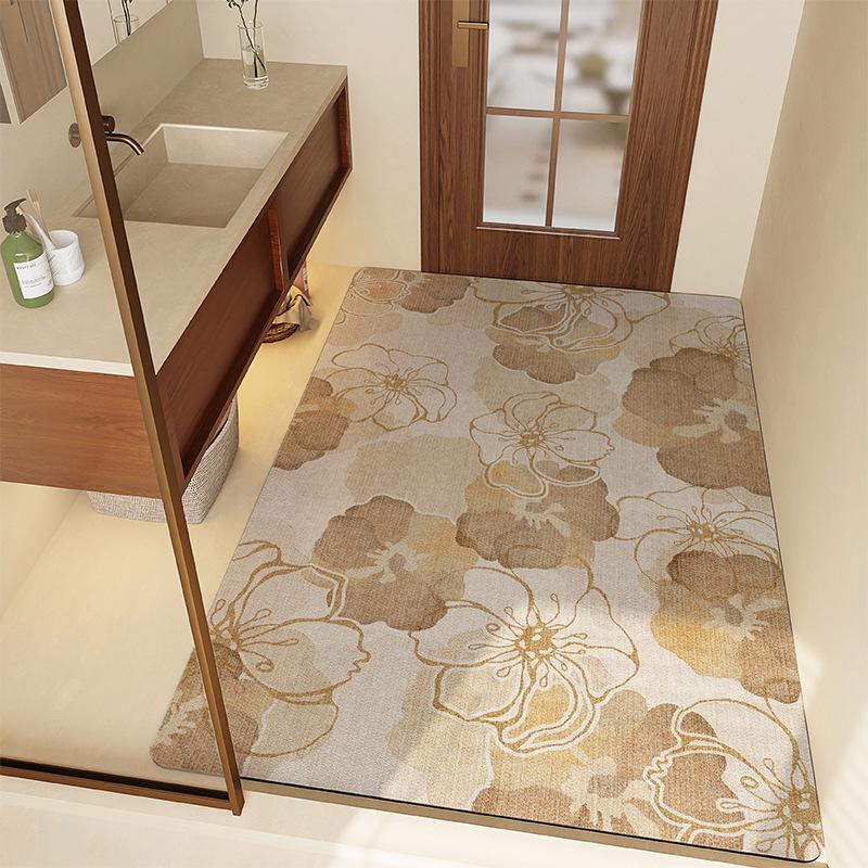 Bathroom Non Slip Floor Mat Bathroom Kitchen Floor Mat Simple Household Toilet Door Mat