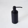 Luxury Black Stainless Steel Dual Soap Dispenser Rustproof Liquid Pump for Commercial Hotel Decor