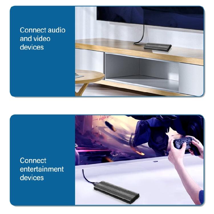Aluminum M.2 Double Protocols Solid Disk Enclosure Adapter Box for Fast USB3.2 and Type C Solid Disk Case