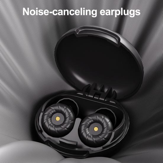 1 Pair Silicone Noise Reduction Earplugs Washable Waterproof Soft Reusable Hearing Protection Concerts Work Study Sleeping Silent Earplugs