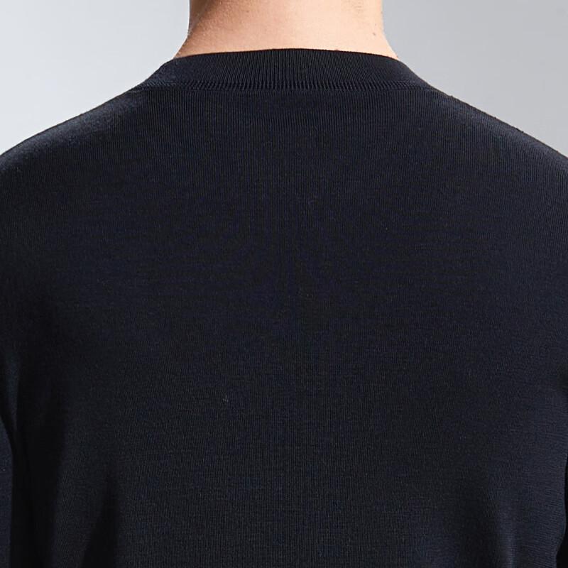 Antonio Men's Merino Wool Mock Neck Pullover Sweater