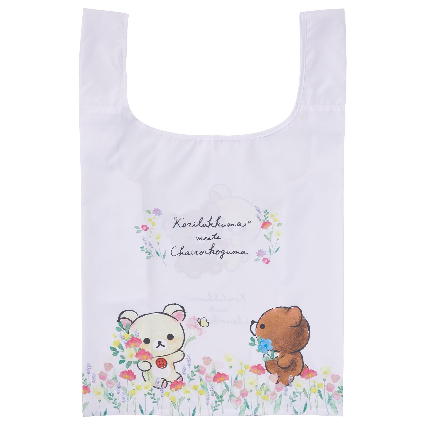 

Marushin Eco Rilakkuma and Seek in a Flower Cute Made with Recycled 6505001600 Bag, Hide Field Merchandise, Polyester,