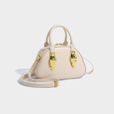 Unique Shoulder Bag with Compartments for Women Black and Gold Bag High-End Crossbody Bag New Style