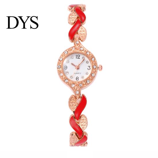 Fashion Women Shiny Rhinestone Quartz Analog Bracelet Dress Wrist Watch Gift