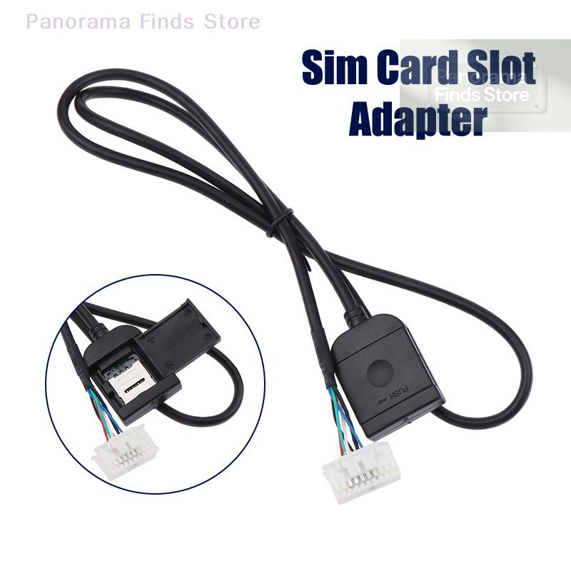 Android Car Multimedia GPS Radio 4G Sim Card Slot Adapter 20pin Cable Connector Accessory Wire Replacement Part