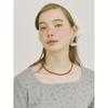 Onyx Rouge Necklace - Red