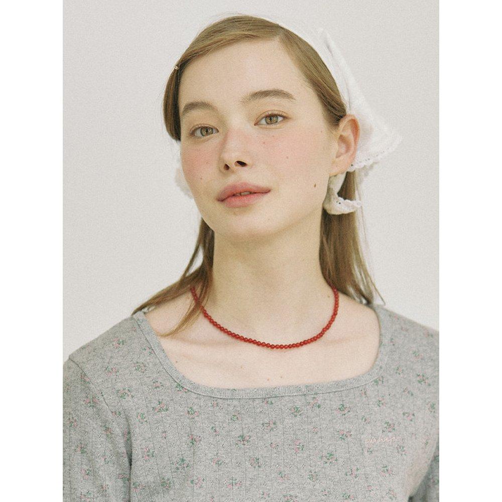 Onyx Rouge Necklace - Red