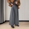 Tachi Women's Pleated Lambswool Wide-Leg Cropped Pants