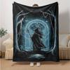 Shadowy Portal Print Blanket, Soft Blanket For Sofa Office Bed And Travelling Daughter Birthday Gift