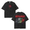 T-shirt Metal Gear Solid Solid Snake & Meryl Silverburgh Graphic Tee Vintage Hea