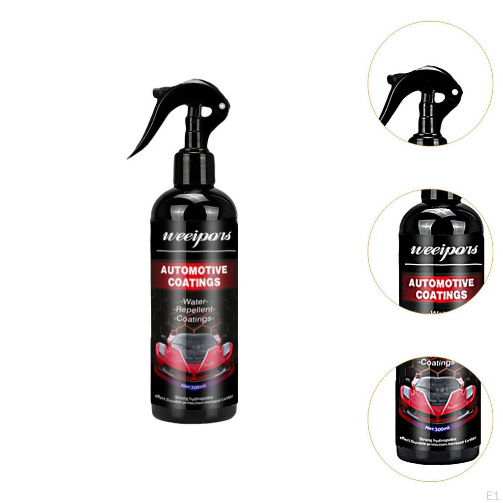 300ml Car Polish Nano Spray Multifunctional Compact Bottle for Automobile Paint Restoration