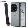 (Comes with wrist strap)[Precise Cutouts for Camera Lenses] for OnePlus Ace 12 camo phone case,Clear Hard Back Shockproof Advanced Protective Cover