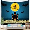 Halloweenthemed backdrop decoration fabric digitalprinted polyester tapestries living rooms bedrooms macrame wall hanging
