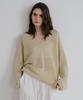 Nounbeleo Paper V-Neck Knit [Knss10Kn02]_Lime
