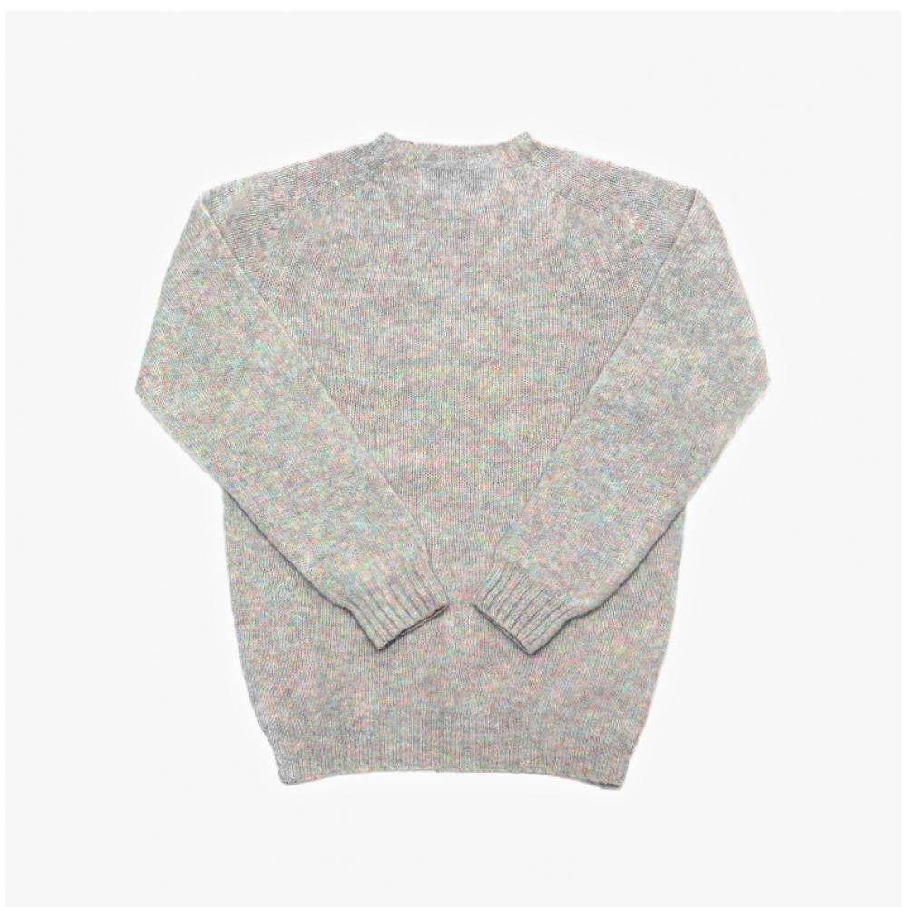 Halliove Scotland M3834 7 Shaggy Ugie Pearl Shaggy Dog Wooji Pearl Hole GarMent Men S Knit