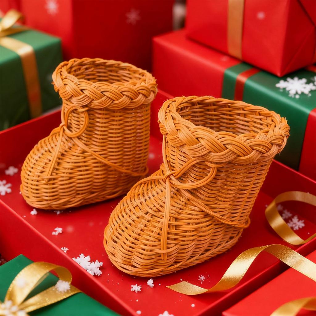 Handwoven Storage Basket For Shoes Boot Organizers Portable Multipurpose Home Decors Stylish Storage Container
