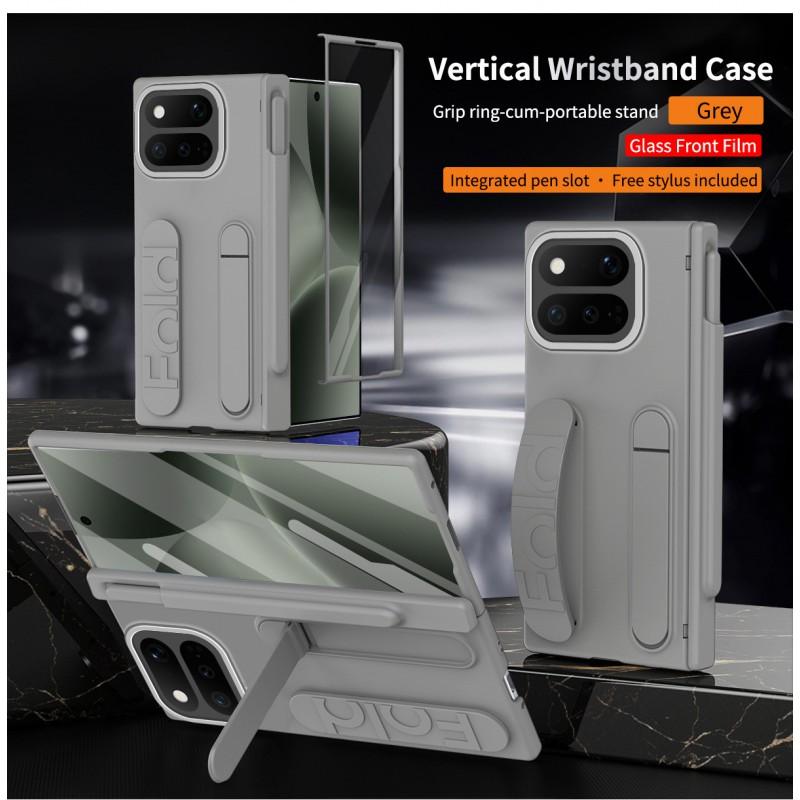 Full Coverage Shockproof Case With Pen Slot Wrist Strap Google Pixel 11 Pro 10 9 PC Material Foldable Design