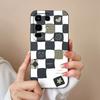 Cover Case For Infinix Note 50 Pro Plus 50S 50X Beautiful Plaid Pattern Soft Liquid Silicone High Quality Screen Protector For Infinix Anti Fall Shell