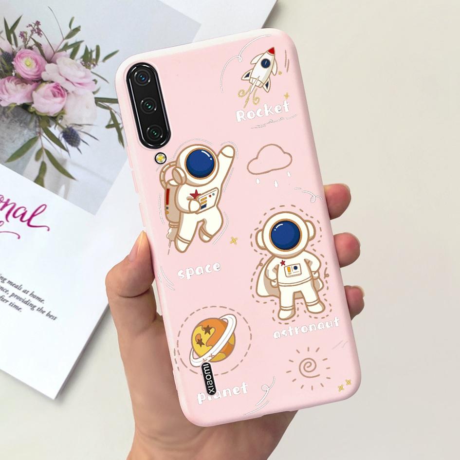For Xiaomi Mi 9 Case Mi 9 Lite Back Cover Fashion Flower Slim Soft Silicone Funda On Xiaomi Mi 9 SE Mi9 Mi 9Lite Shockproof Capa